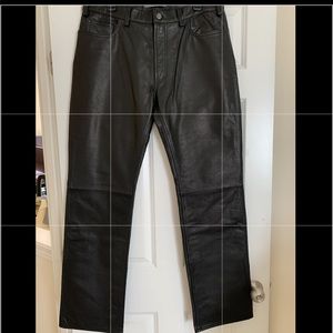 Men Gap Genuine Leather Pants